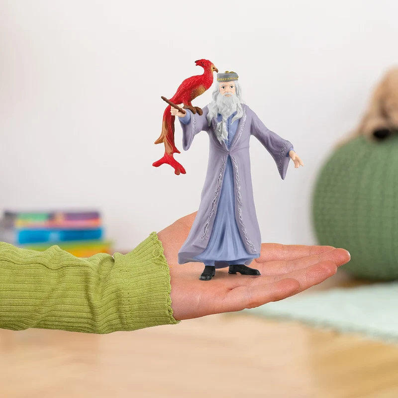Spielfigur Dumbledore mit Phönix Fawkes – Schleich Harry Potter