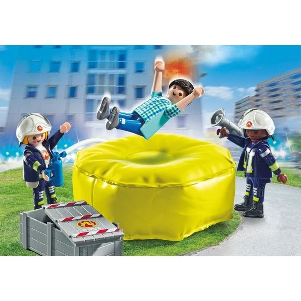 Playmobil® City Action Heroes 71465 - Feuerwehrleute mit Luftkissen