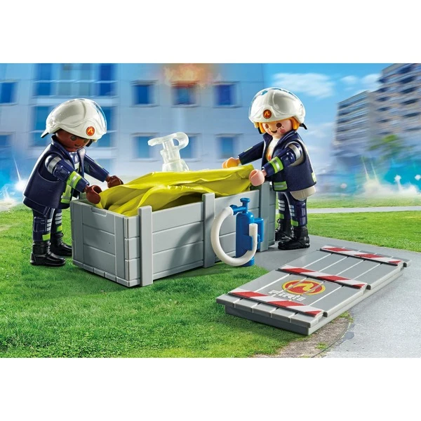 Playmobil® City Action Heroes 71465 - Feuerwehrleute mit Luftkissen