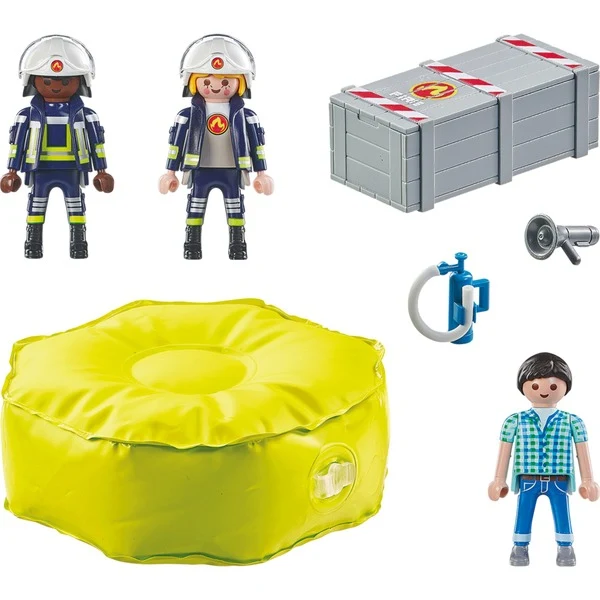 Playmobil® City Action Heroes 71465 - Feuerwehrleute mit Luftkissen