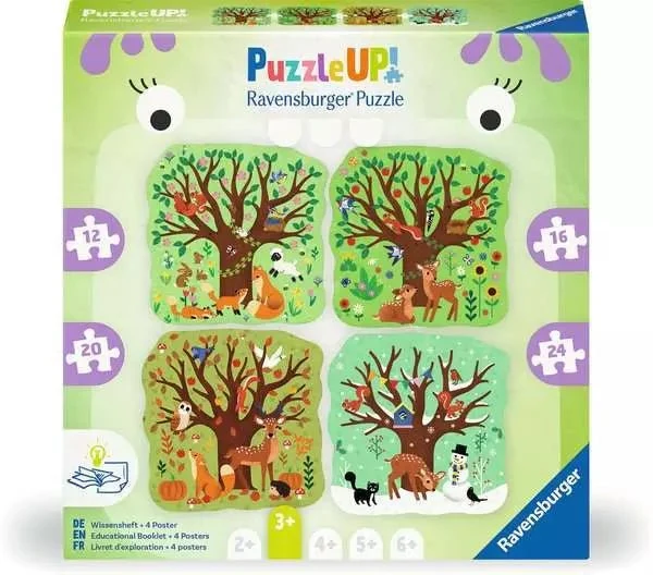 Kinderpuzzle ab 3 Jahren - Vier Jahreszeiten