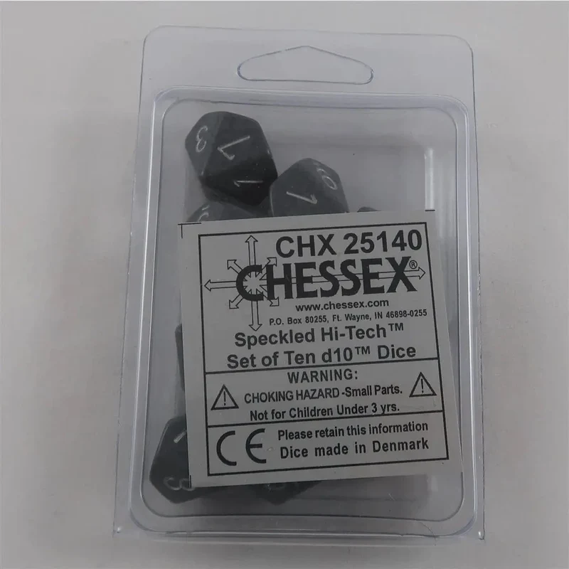 Chessex Speckled Hi-Tech 10 x W10 Set