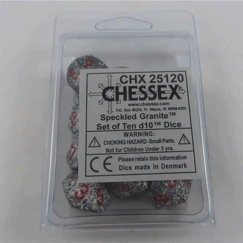 Chessex Speckled Granite 10 x W10 Set