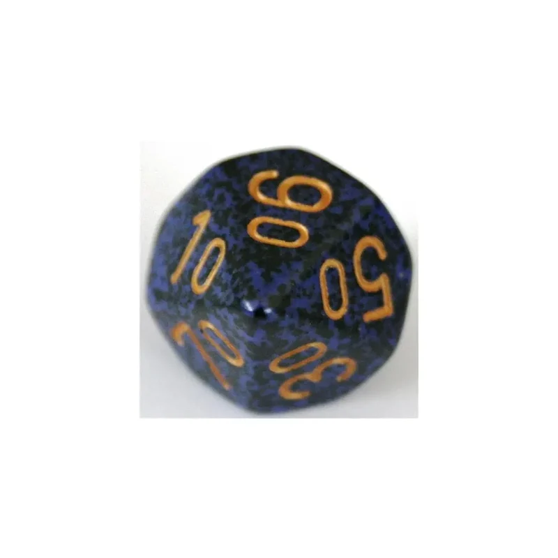 Chessex Speckled Golden Cobalt W10-0