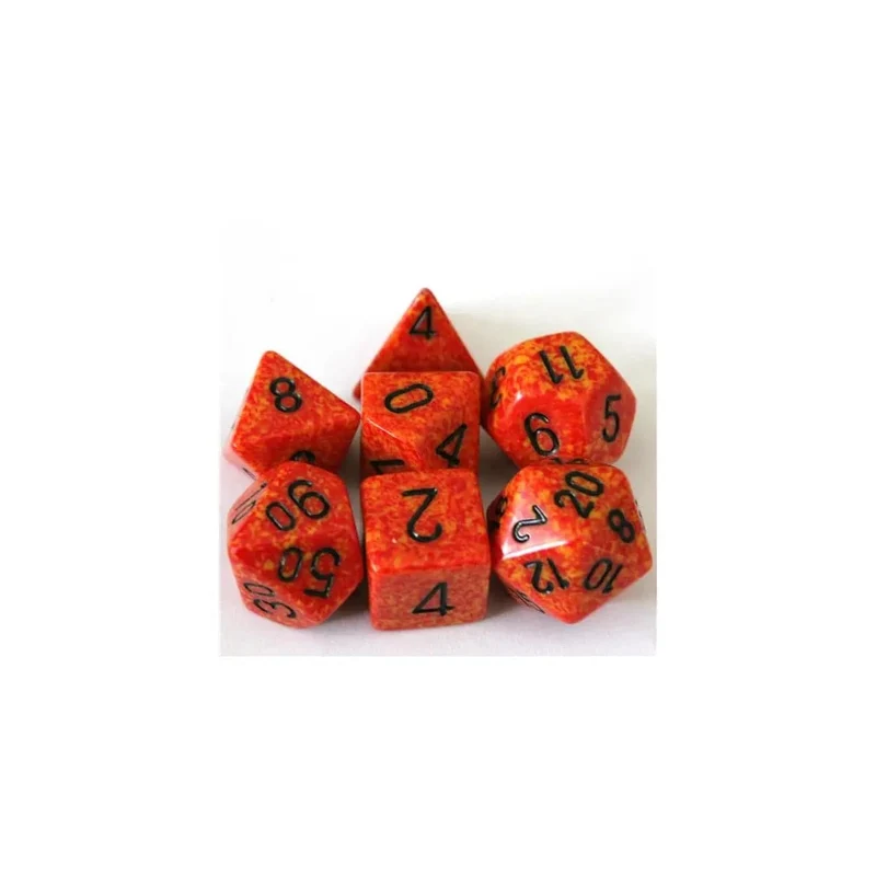Chessex Speckled Fire Set