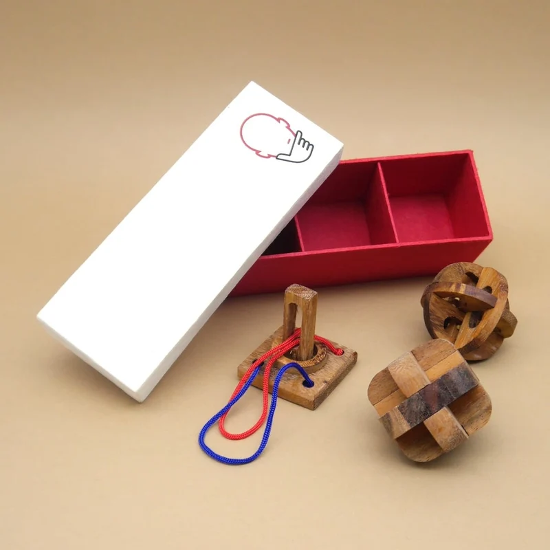 Knobelspiele-Set - Geschenkidee für Denker