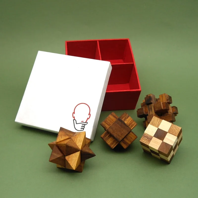 Knobelspiele-Set - Geschenkidee für Denker