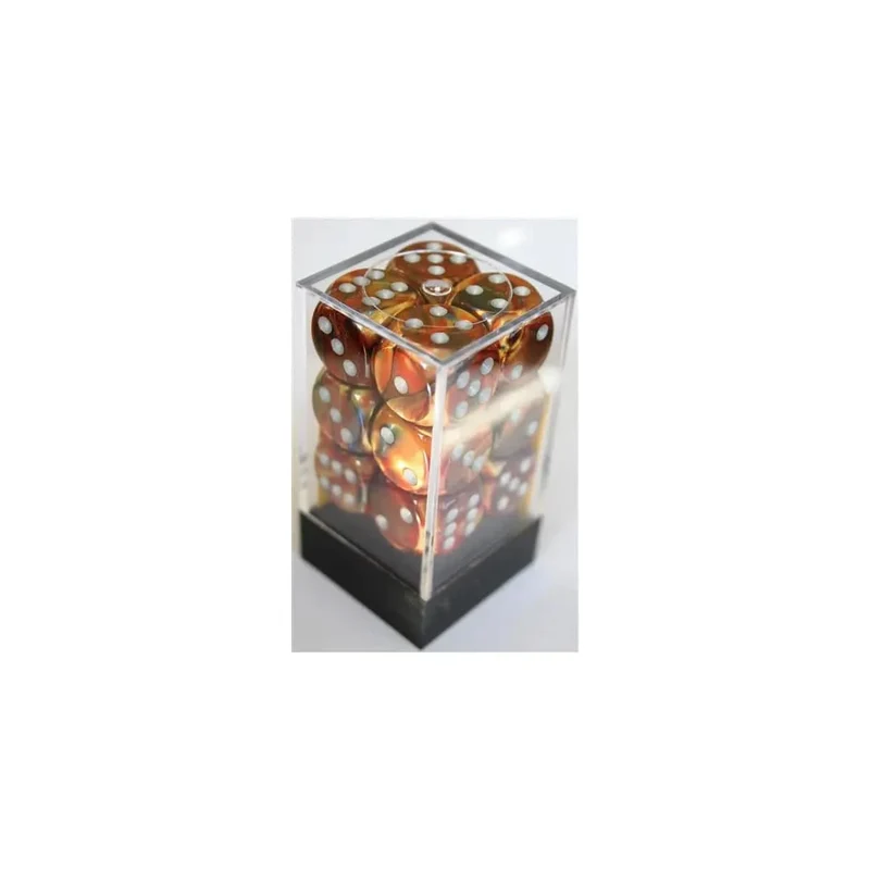 Chessex Lustrous Gold/Silver W6 16mm Set