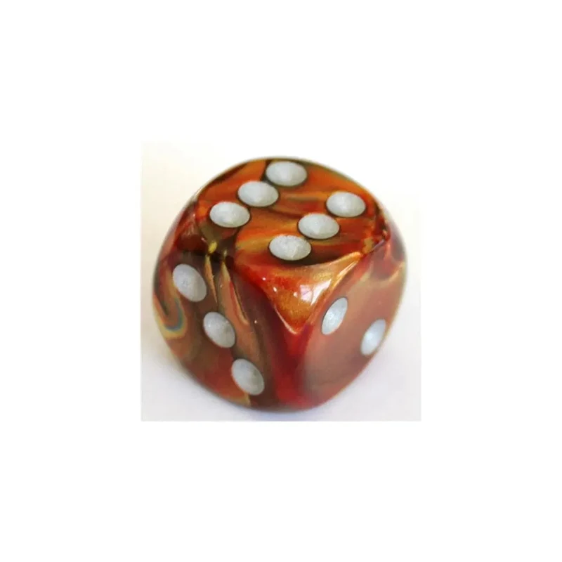 Chessex Lustrous Gold/Silver W6 16mm