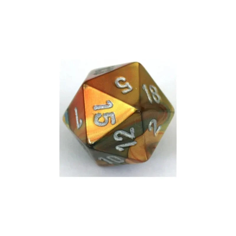 Chessex Lustrous Gold/Silver W20