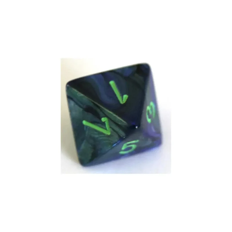 Chessex Lustrous Dark Blue/Green W8