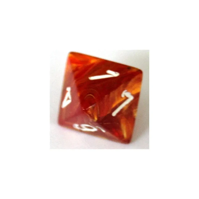 Chessex Lustrous Bronze/White W8