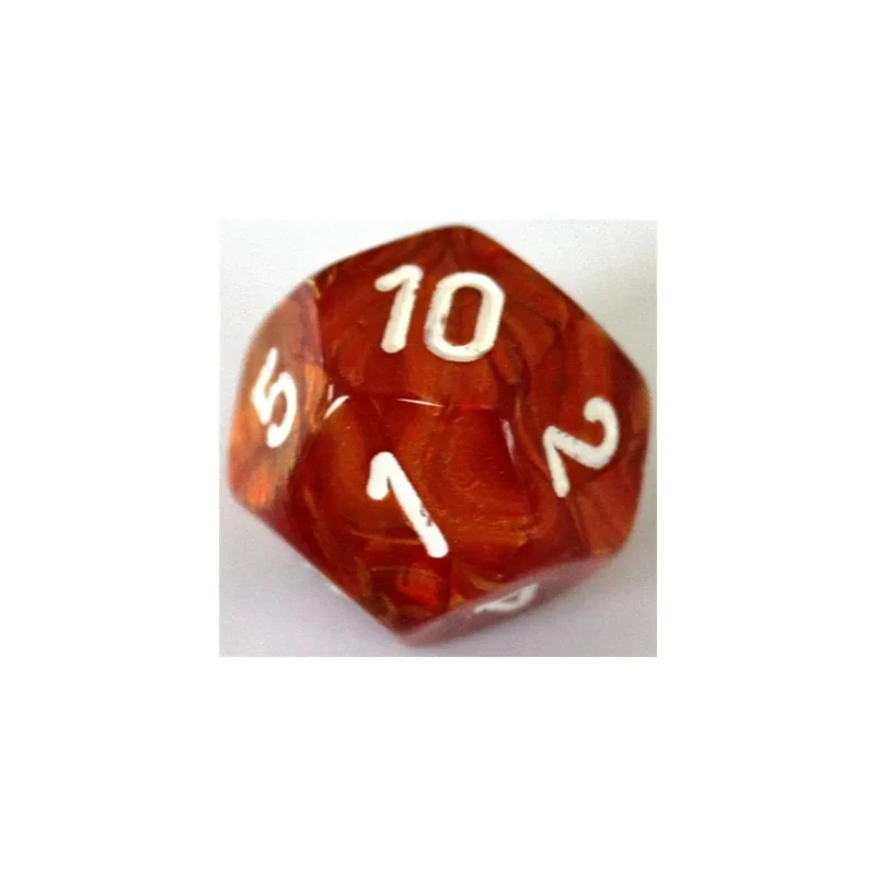 Chessex Lustrous Bronze/White W12