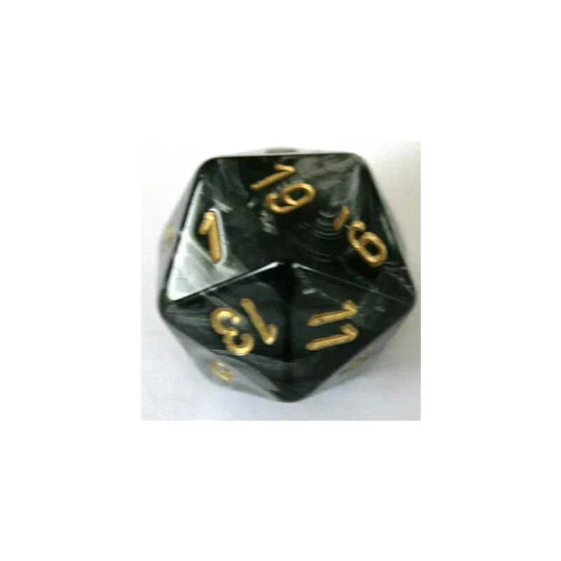 Chessex Lustrous Black/Gold W20