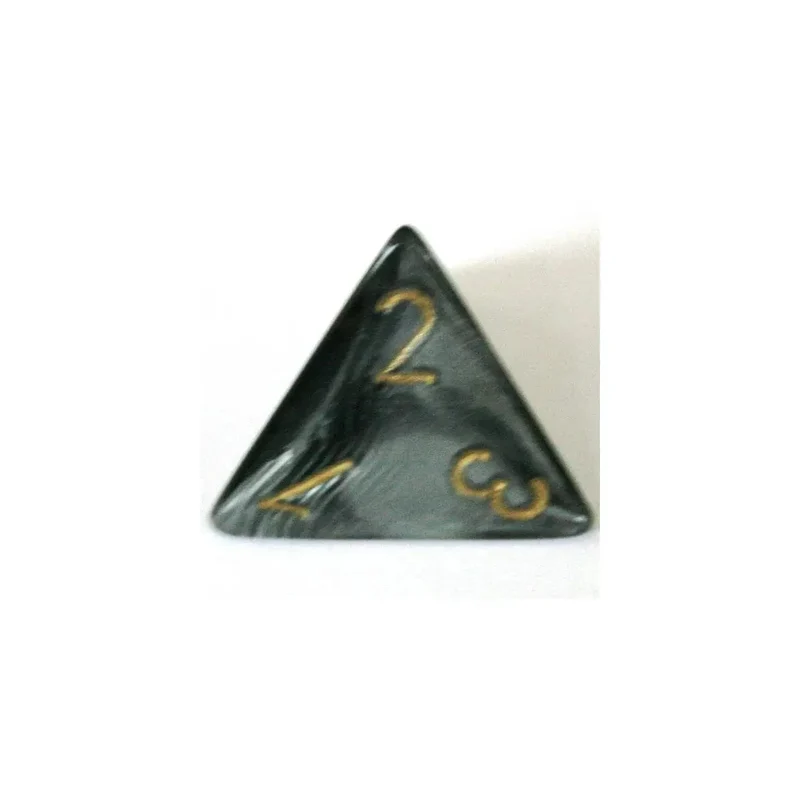Chessex Lustrous Black/Gold W4