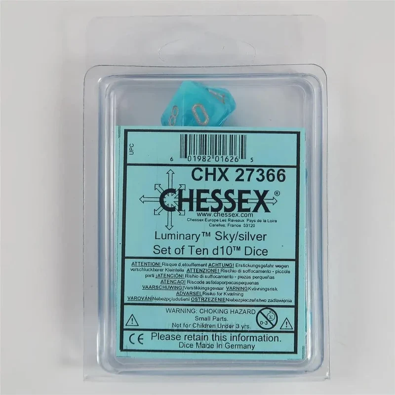 Chessex Luminary Sky 10 x W10 Set