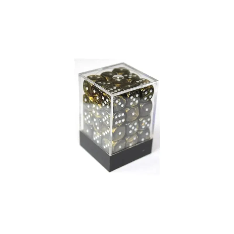 Chessex Leaf Black/Gold W6 12mm Set