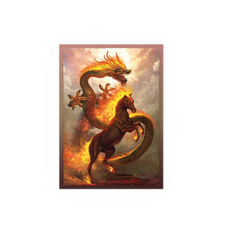Matte Dual Art Sleeves - Fire Horse 2026