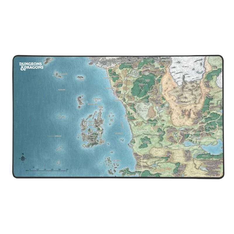D&D XL Mousepad - Faerun Map