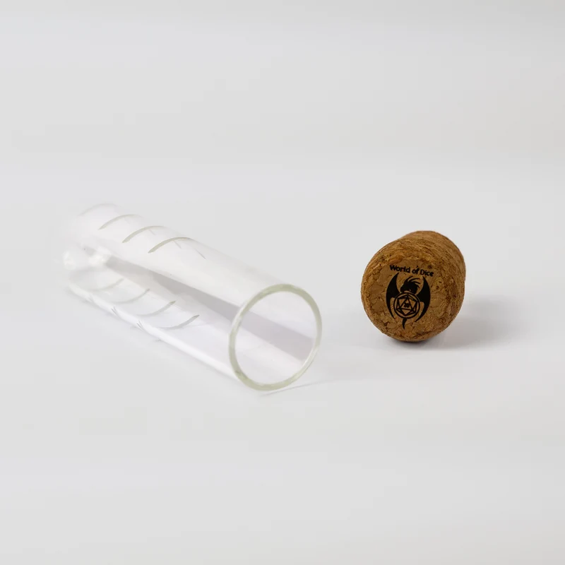 Reagenzglas als Teesieb