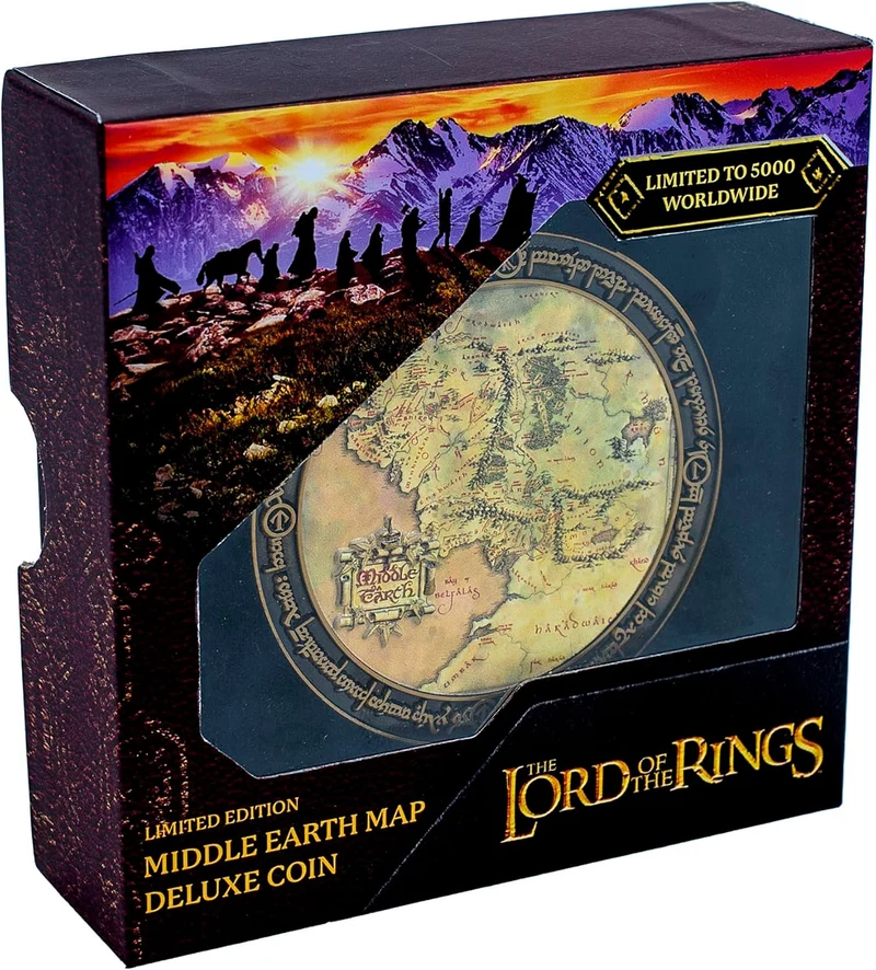 The Lord of the Rings – Middle Earth Map Sammlermünze (Limitierte Edition)