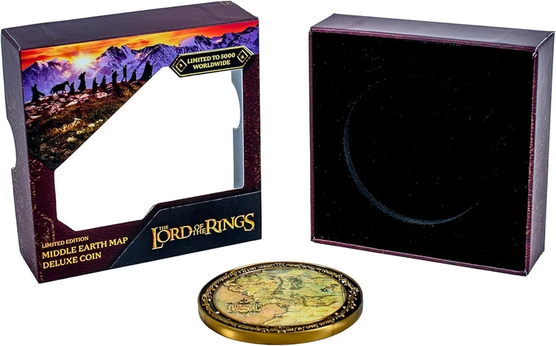 The Lord of the Rings – Middle Earth Map Sammlermünze (Limitierte Edition)