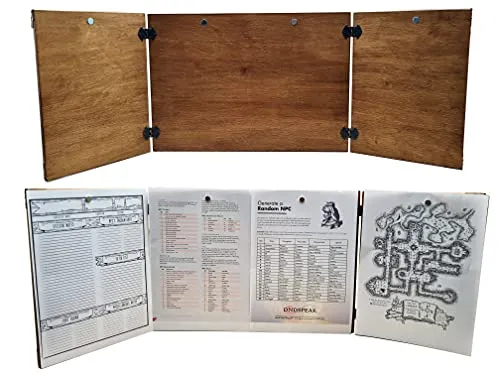 Premium Spielleiterschirm aus Holz