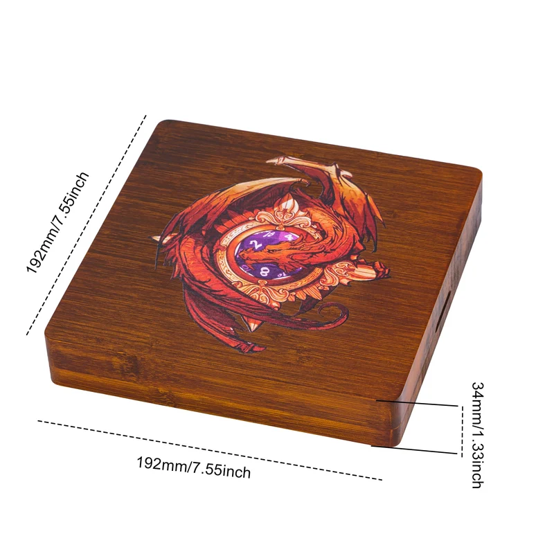 Design-Würfeletuis aus Holz