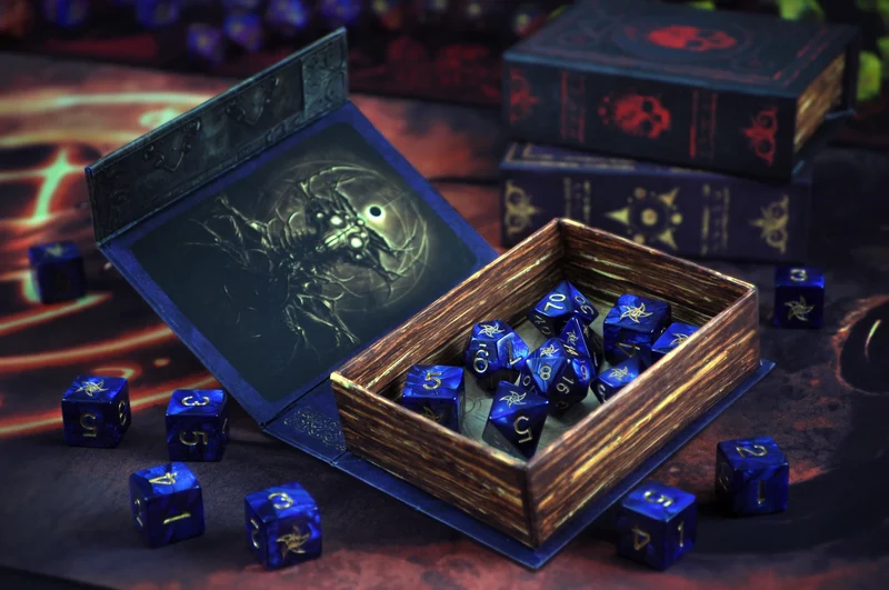 Elder Dice - Blue Astral Elder Sign