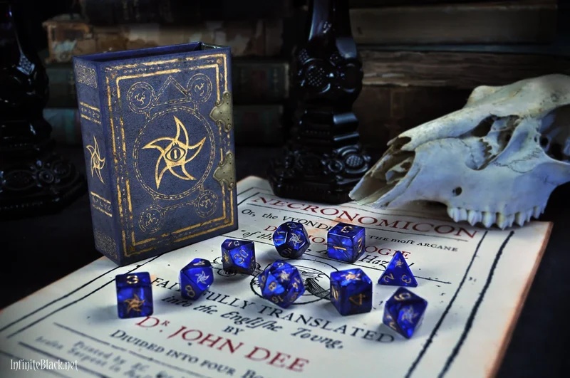Elder Dice - Blue Astral Elder Sign