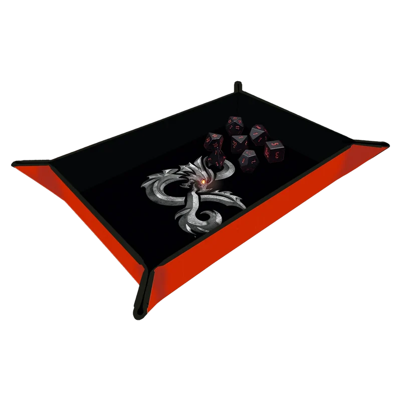 D&D bedruckter Würfelteller Ampersand