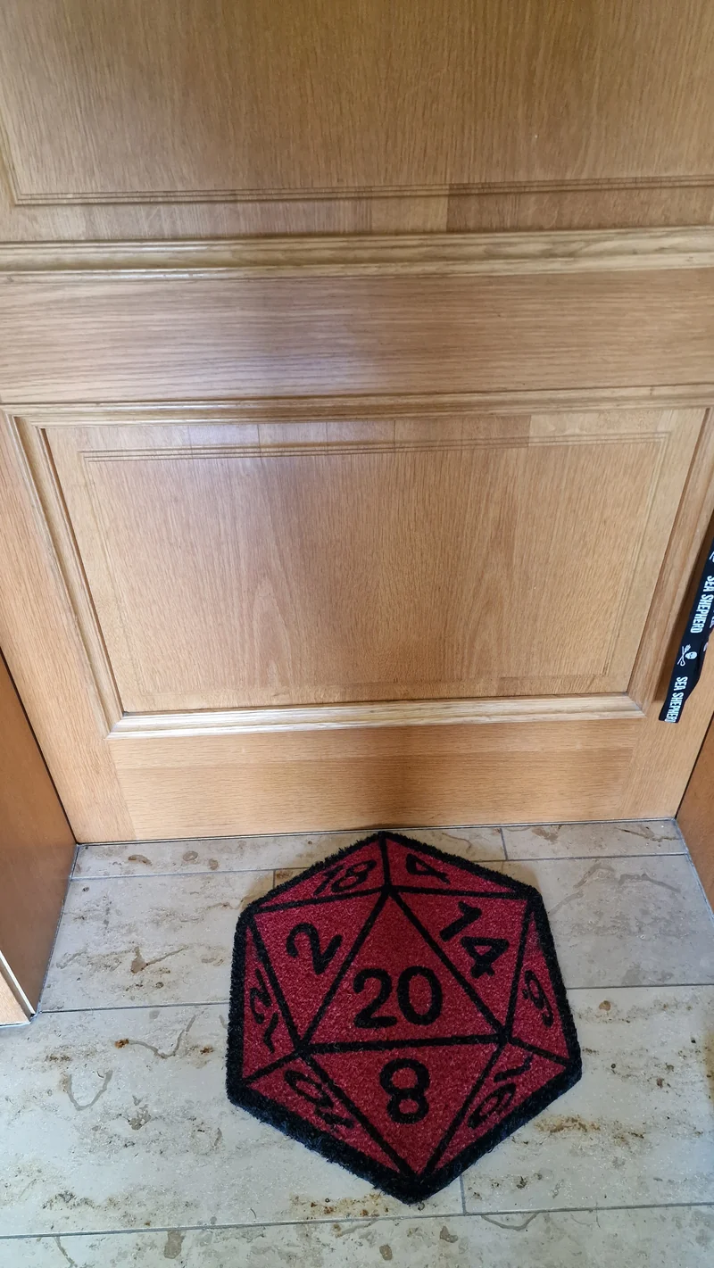 D20 Fußmatte aus Kokosfasern