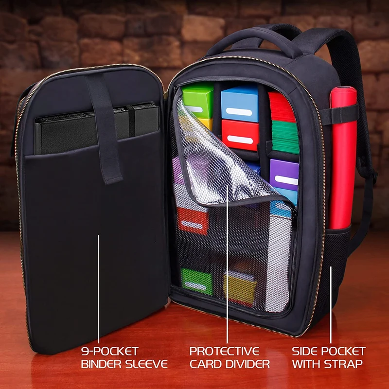 Trading Card Games Backpack black