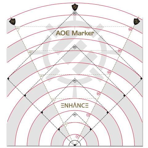AoE-Zauberschablonen (Area of Effect Marker)