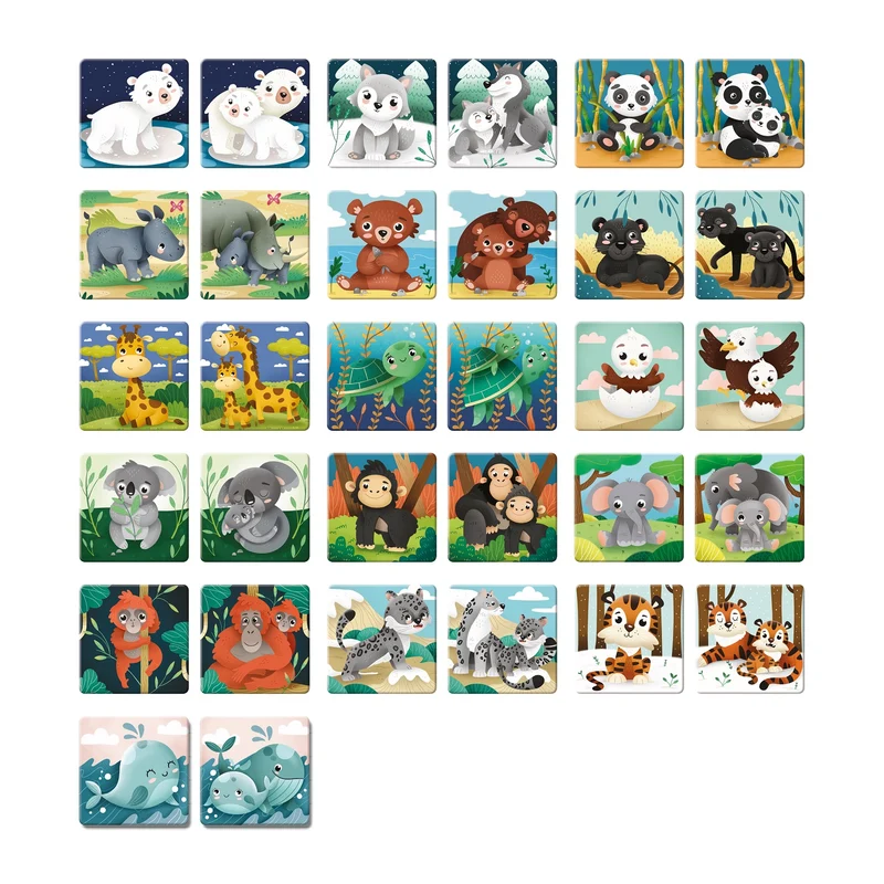 Adventerra Games Memory - Gefährdete Tiere