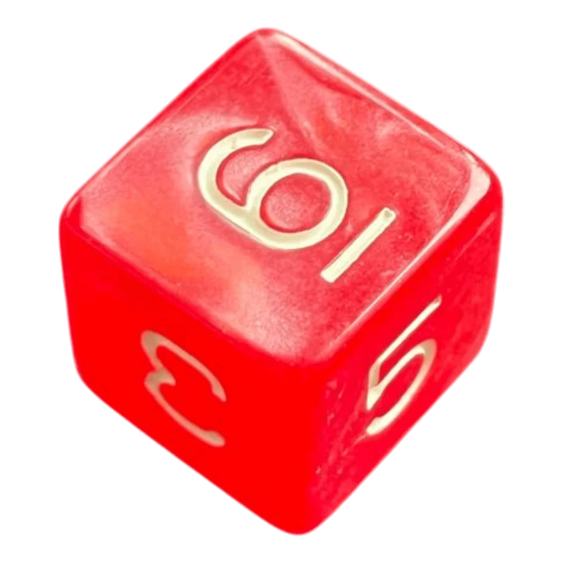 Perlmutt W6 rot/weiß