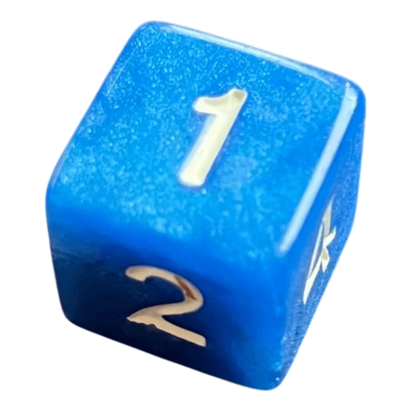 Perlmutt W6 blau/weiß