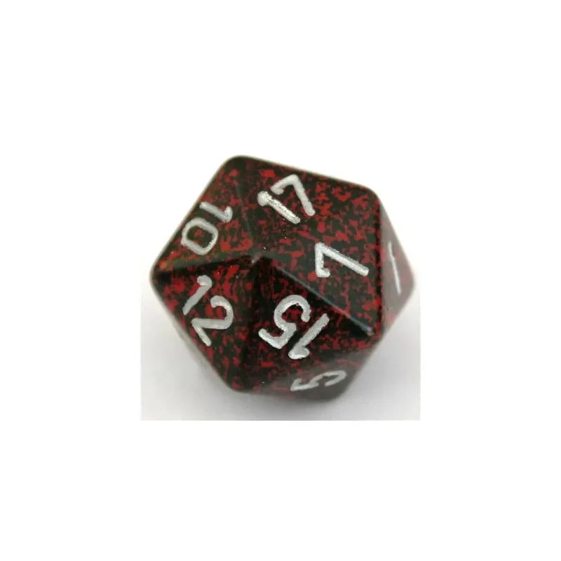 Chessex Xxl W20 Speckled Silver Volcano