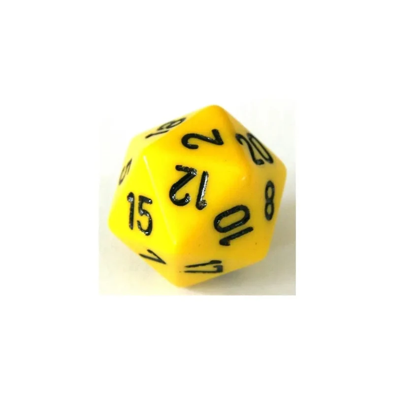 Chessex Xxl W20 Opaque Yellow/Black