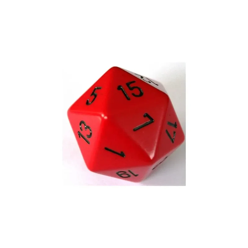 Chessex Xxl W20 Opaque Red/Black