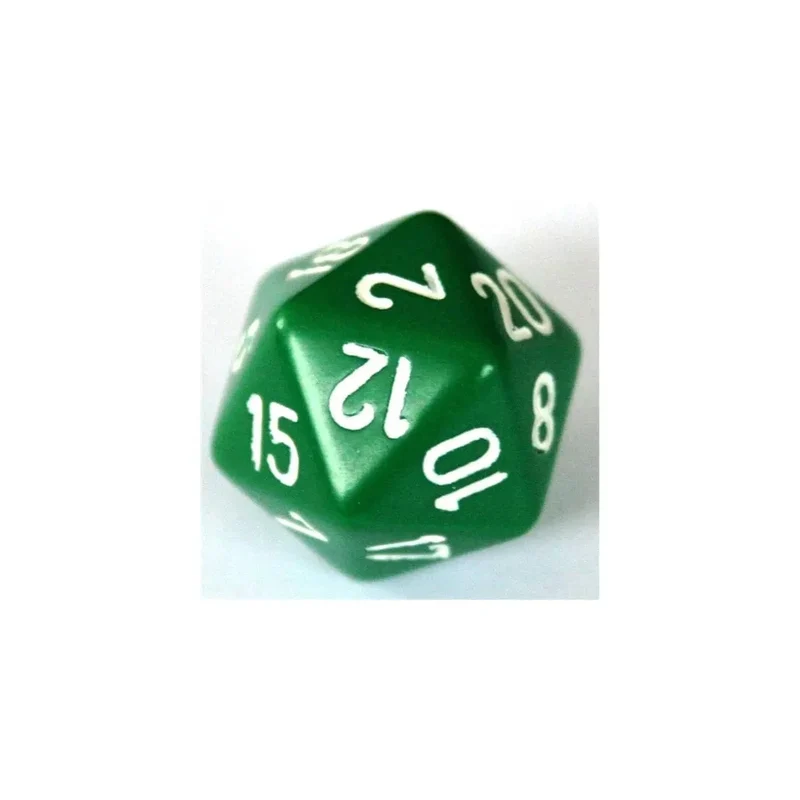 Chessex Xxl W20 Opaque Green/White