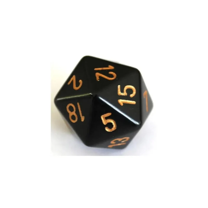 Chessex Xxl W20 Opaque Black/Gold