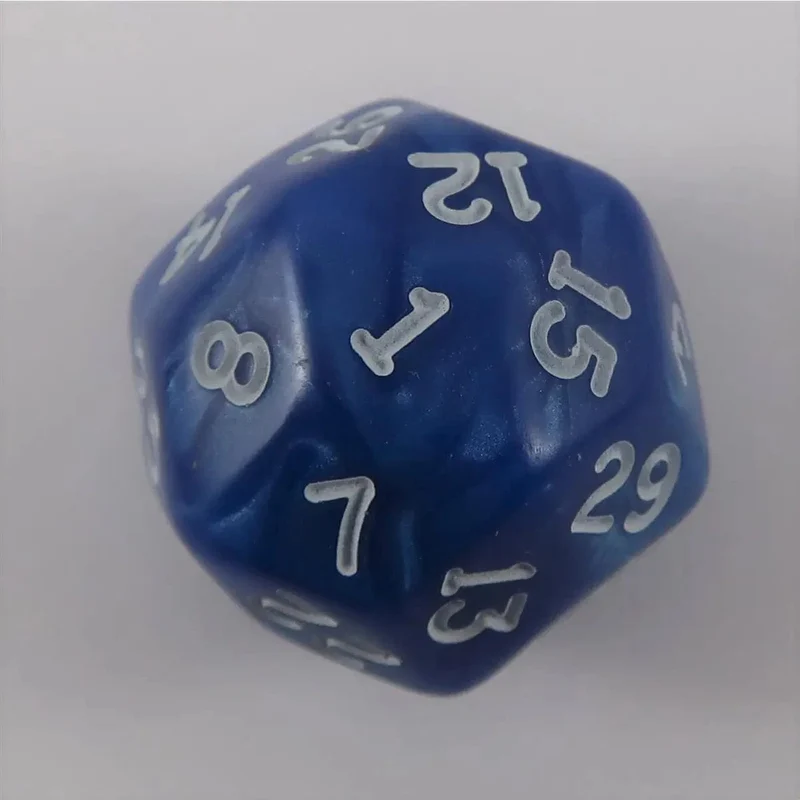 Chessex W30 Marbleized Blue