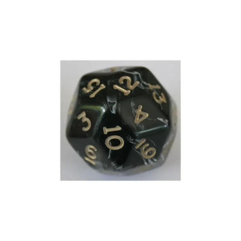 Chessex W30 Marbleized Black