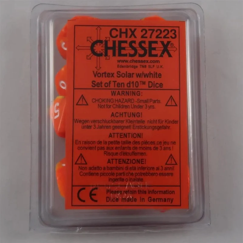 Chessex Vortex Solar 10 x W10 Set