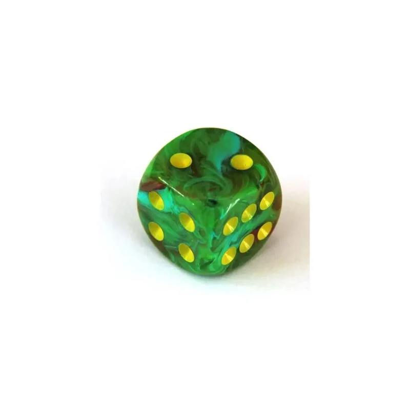 Chessex Vortex Slime/yellow W6 16mm
