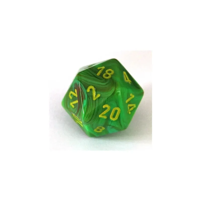 Chessex Vortex Slime/yellow W20