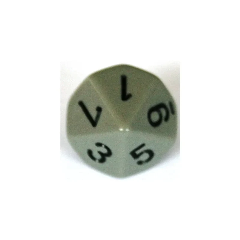 Chessex Opaque Dark Grey/Black W10