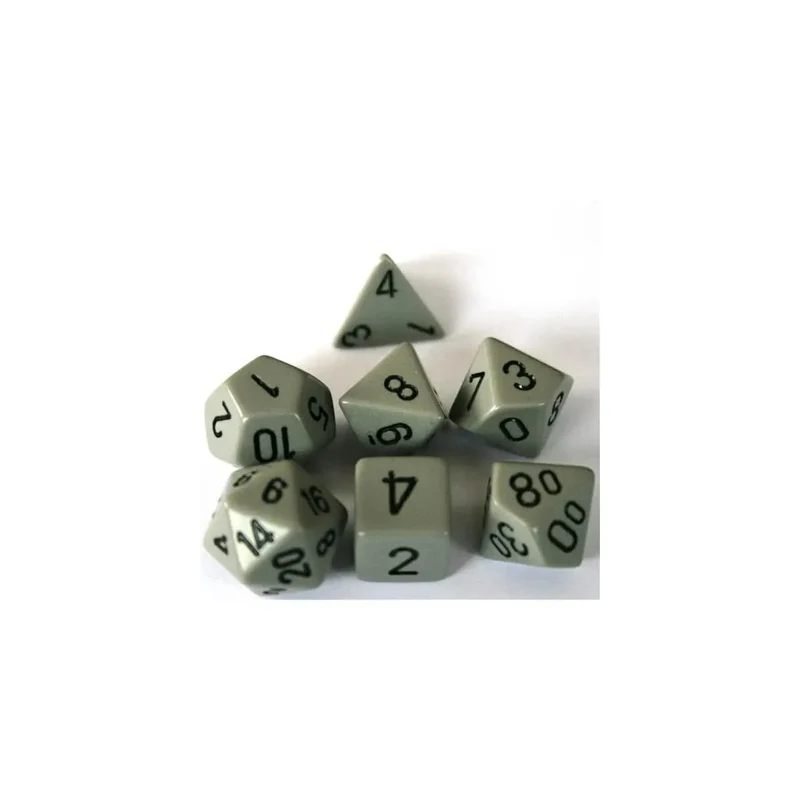 Chessex Opaque Dark Grey/Black Set