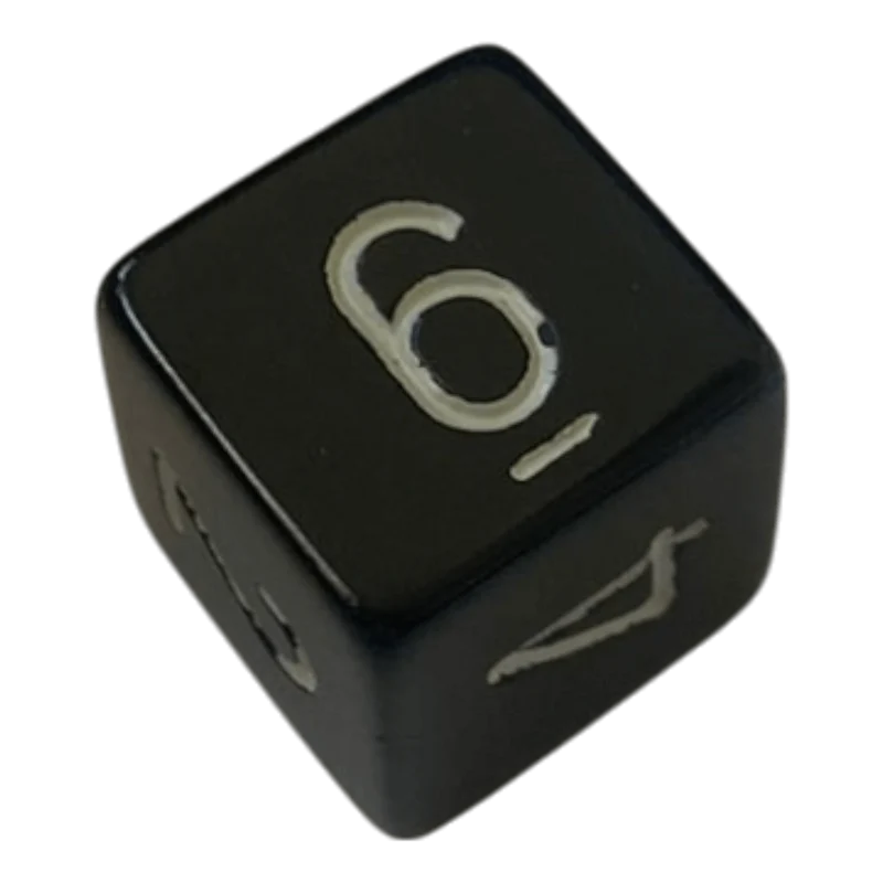 Chessex Opaque Black/White W6